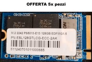5x NVME Phison 128Gb 128 Gb 2242 M.2 M2242 M22242