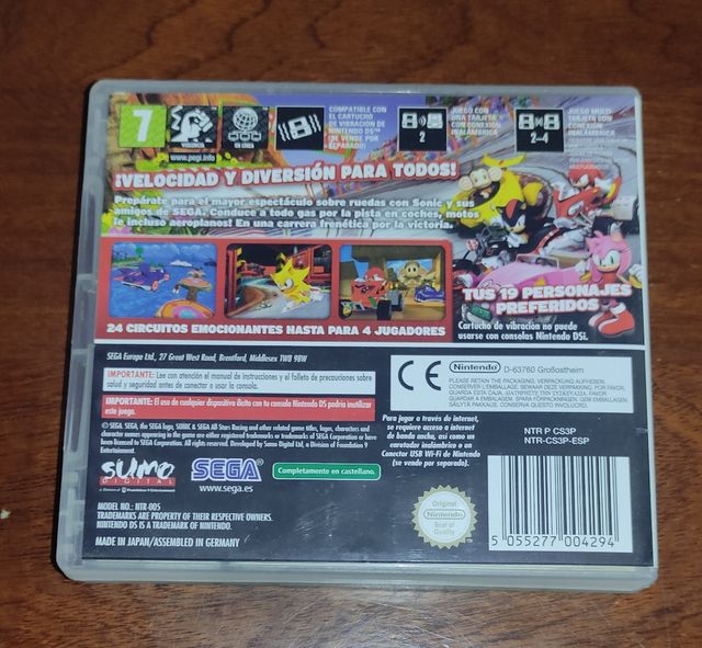 Sonic & Sega All-Stars Racing - Nintendo DS