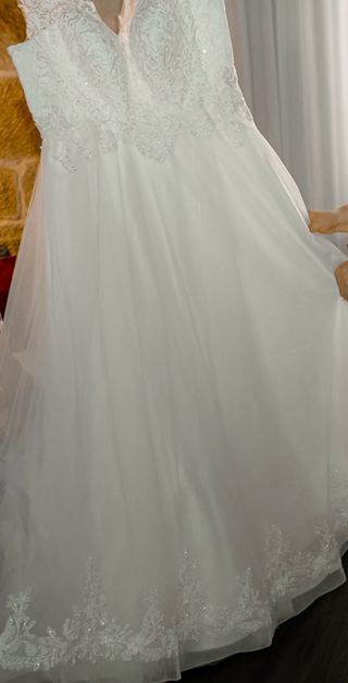 Vestido novia blanco 