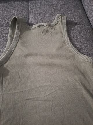 Top tirantes verde oliva mujer