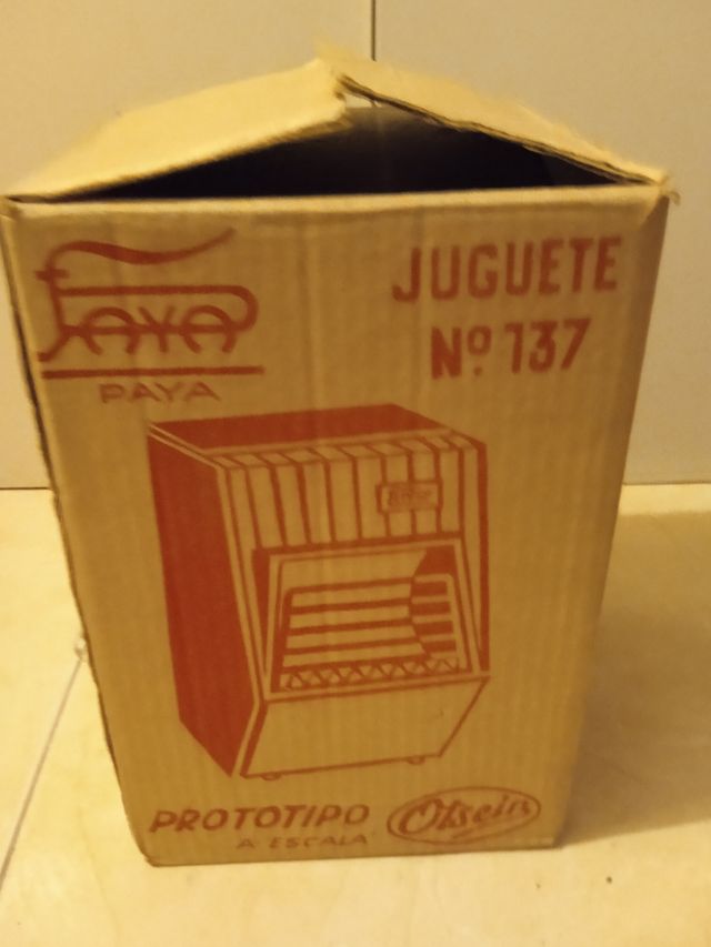 Estufa butano Juguettos Paya