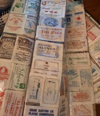 Colección sobres azucarillos vintage