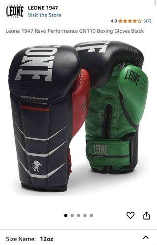Guantes boxeo Leone 1947 Revo 12 oz