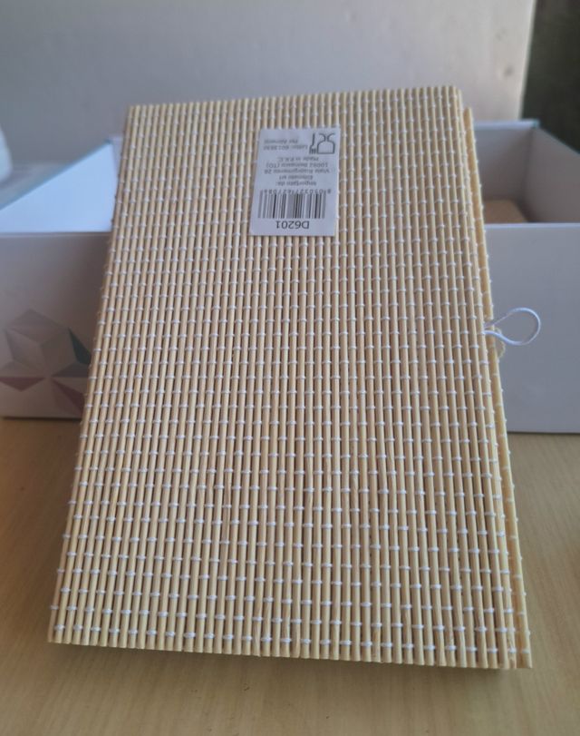 Set da cucina in bamboo beige