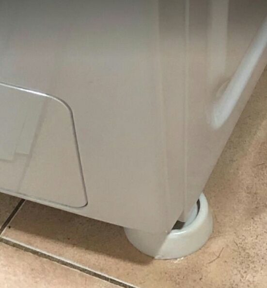 4 Antivibraciónes lavadora goma dura 