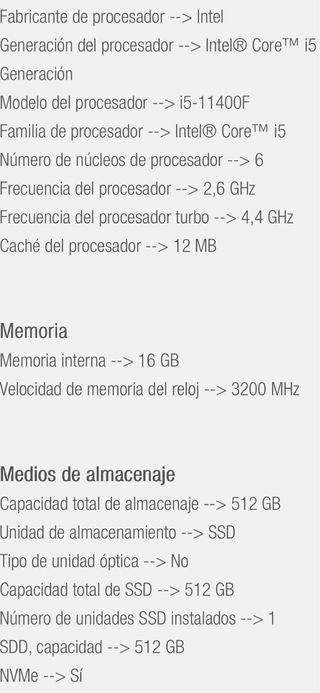 PC Gaming i5-11400F RTX 3060 16GB (negociable)
