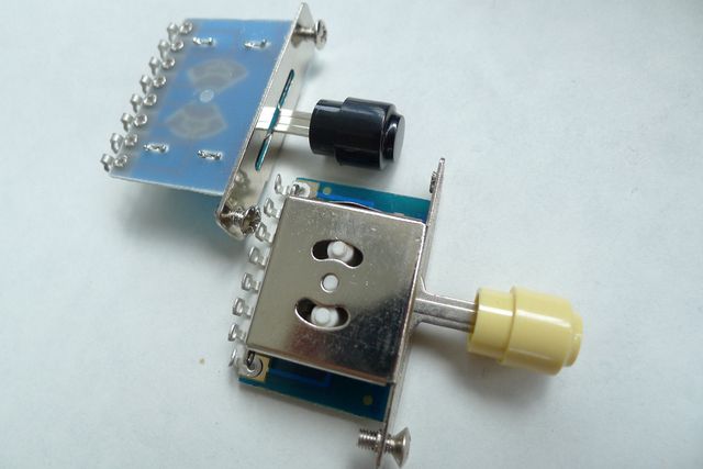 3x tampas de guitarra de cano Telecaster, 3 cores