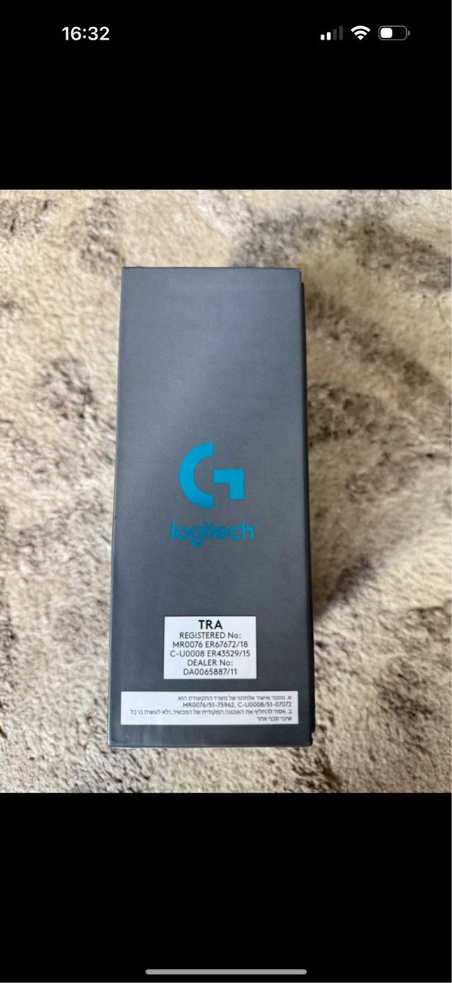Caja y pesos de ratón G502 Logitech