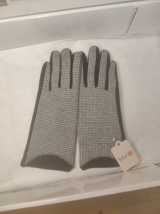 Guantes laluna - Negro y Blanco