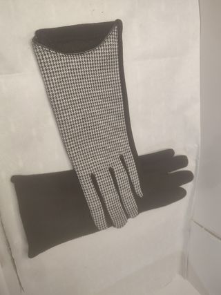 Guantes laluna - Negro y Blanco