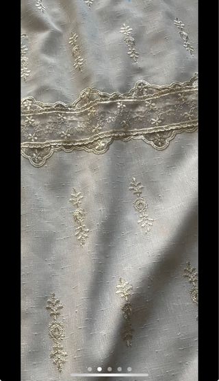 Tessuto pizzo beige