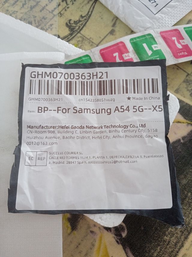 Protector pantalla Samsung Galaxy A54 5G