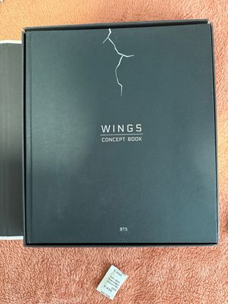 BTS Wings Concept Book + Photocard Suga a mayores de segunda mano
