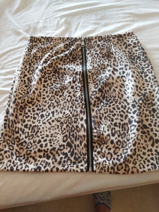 Falda leopardo