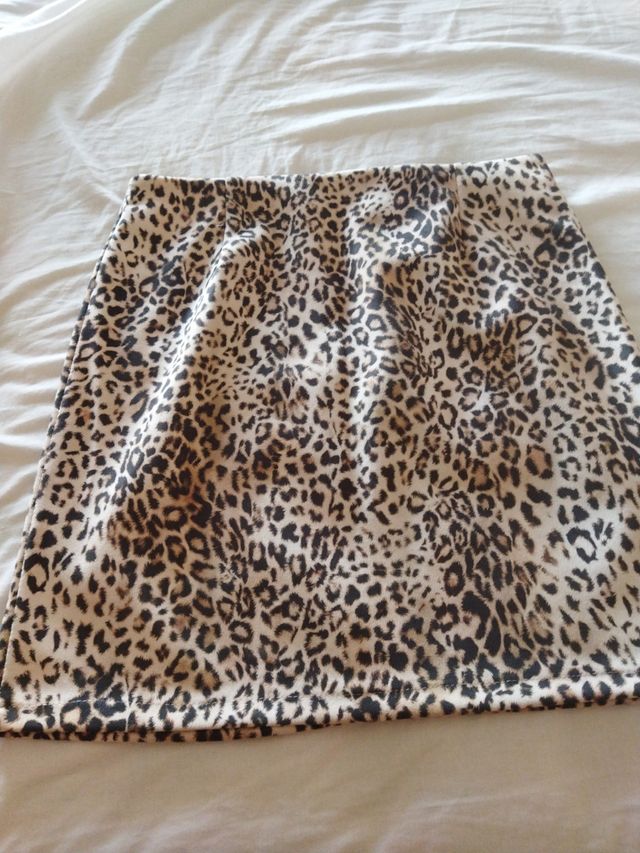 Falda leopardo