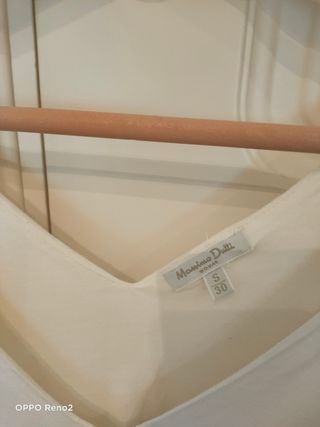 Camiseta Massimo Dutti blanca