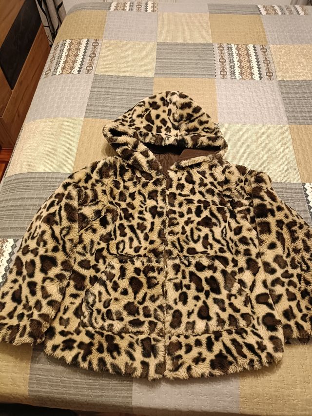 Cazadora leopardo niña