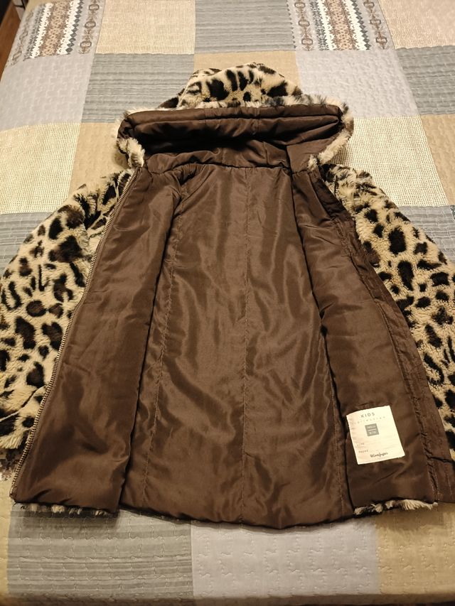 Cazadora leopardo niña