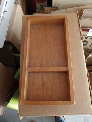Svuotatasche legno vintage