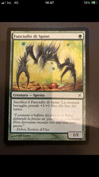 Card . Magic . Fanciullo di Spine . 123/165