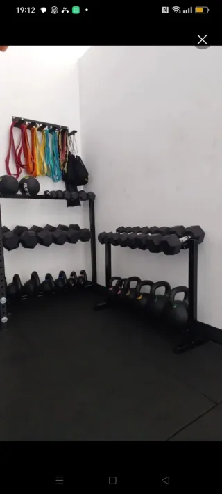 Soporte mancuernero - mancuernas 