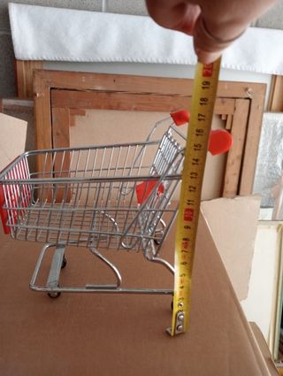 Carrello spesa Barbie metallo