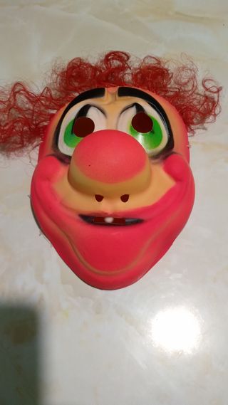Máscara payaso vintage