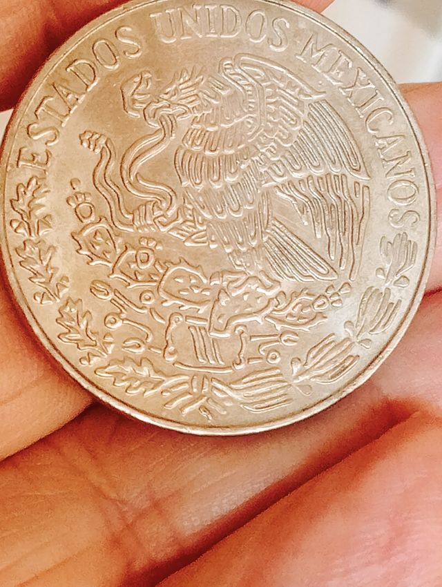 Moneda 5 Pesos México 1971