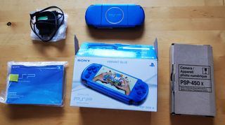 Sony PSP como nueva edición limitada vibrant blue