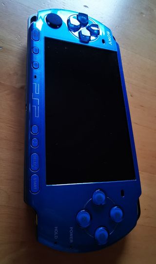 Sony PSP como nueva edición limitada vibrant blue