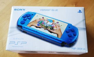Sony PSP como nueva edición limitada vibrant blue