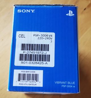 Sony PSP como nueva edición limitada vibrant blue