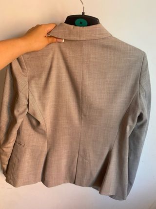Blazer Zara Gris