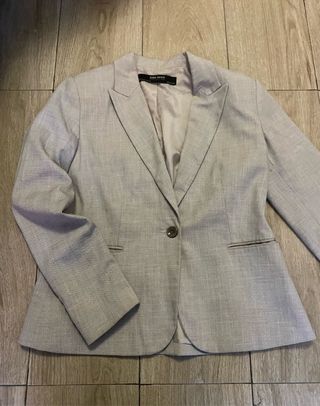 Blazer Zara Gris
