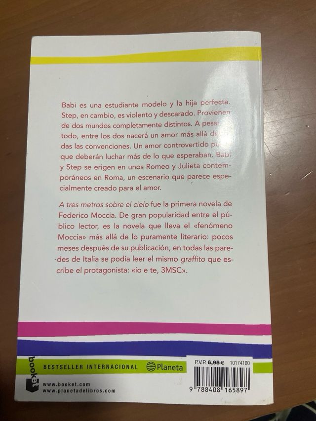 A tres metros sobre el cielo