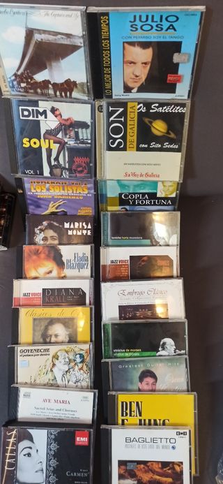 40 CDs Variados - Clásica, Jazz, Tango