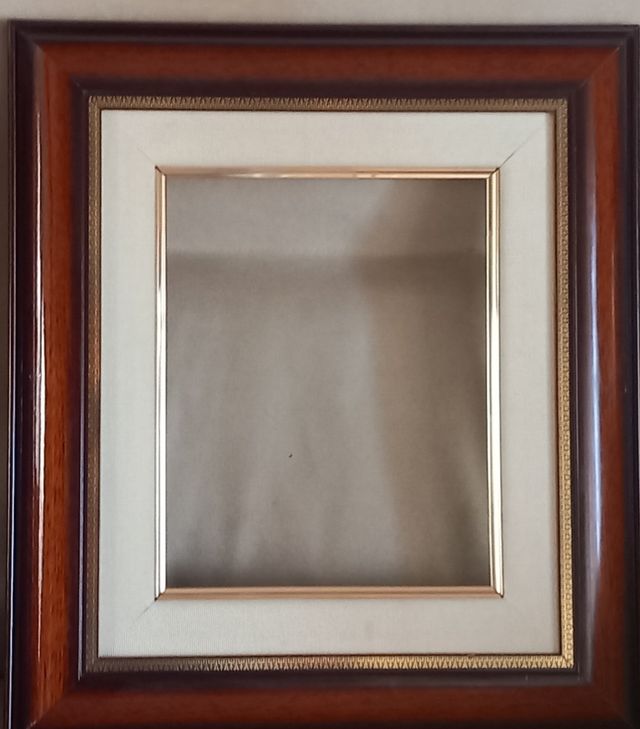 Marcos madera dorados - 2 uds