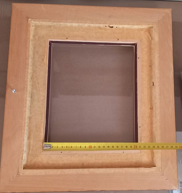 Marcos madera dorados - 2 uds