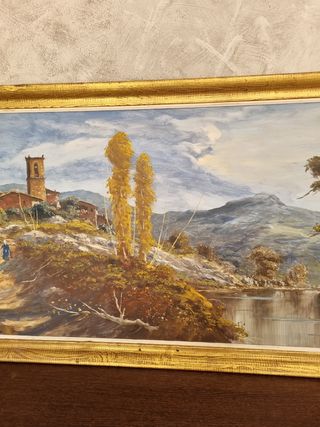 Cuadro al óleo paisaje 