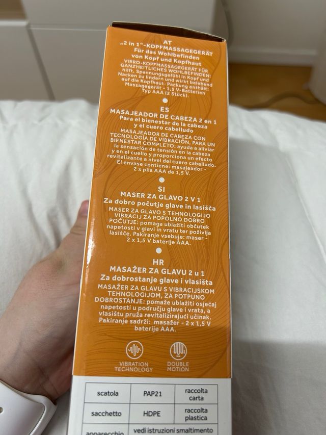 Massaggiatore Testa 2 in 1 - Vibrazione