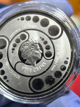 Moneda 1 Onza Plata Alien I