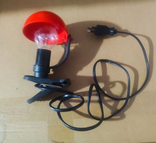 Flexo pinza rojo - Lámpara escritorio
