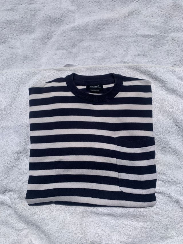 Camiseta A Rayas 100%Algodón Pull&Bear
