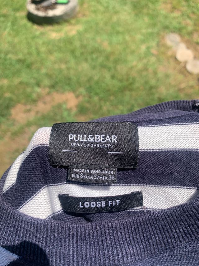 Camiseta A Rayas 100%Algodón Pull&Bear