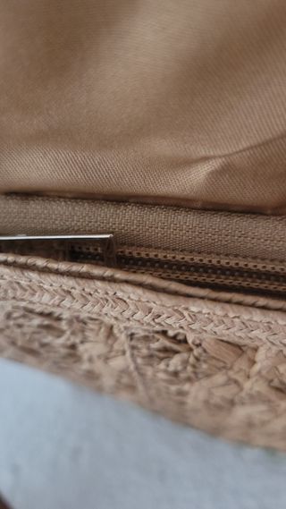 Cartera mano beige - Rústica