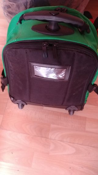 Maleta mochila asa plegable con ruedas, 50×30x20