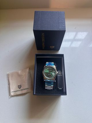 Pagani Design Day Date - Reloj Verde