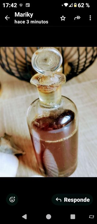 Botella farmacia antigua años 20