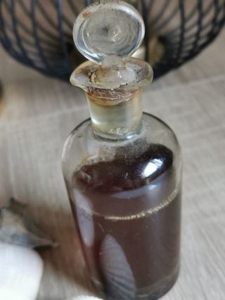 Botella farmacia antigua años 20