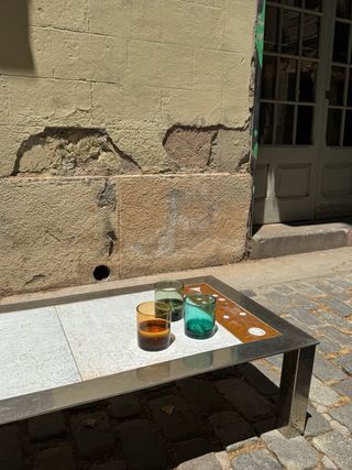 Mesa centro unica de Jean Gregorieft 60s